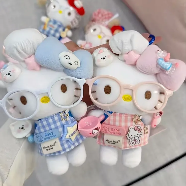 圣诞礼物正版多巴胺可爱厨娘Kitty毛绒玩偶挂件少女心包包挂件钥