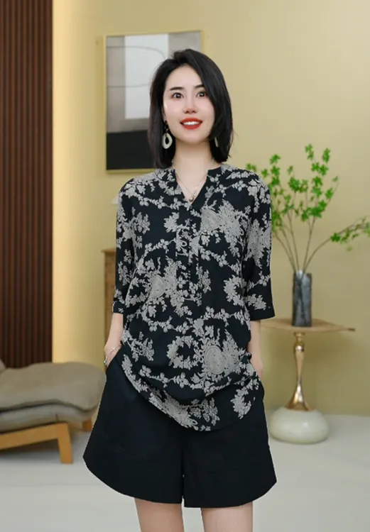 BEIJU 2025新款时尚气质轻奢高级感百搭洋气宽松显瘦减龄衬衫2502