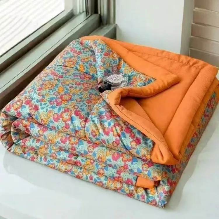 【店铺热销】2025夏季爆款繁花似锦柔软舒适透气夏凉薄款空调被可