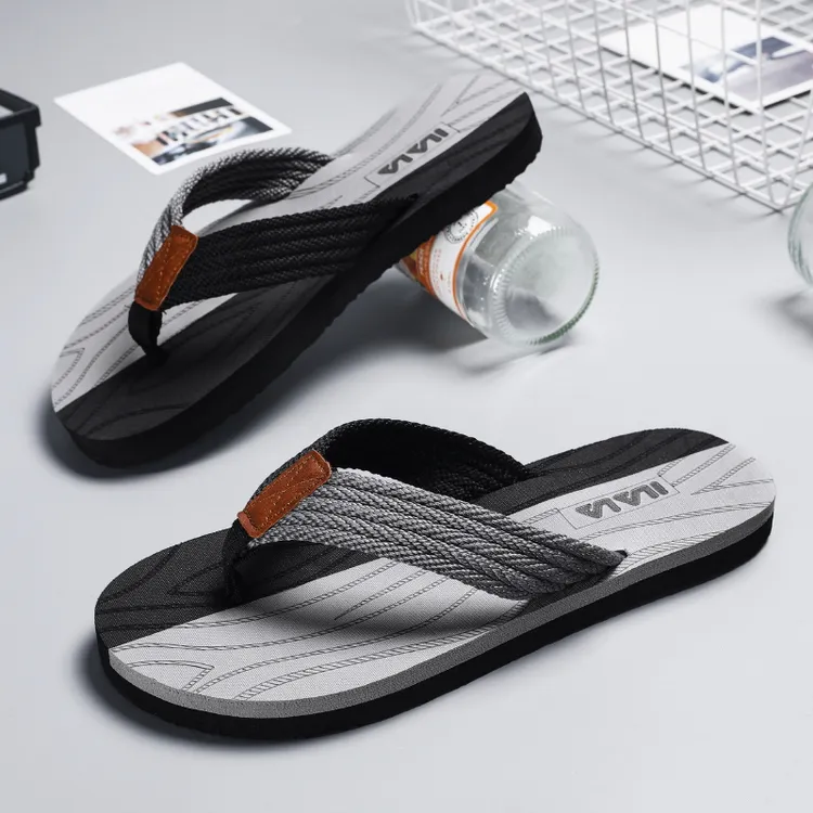 2025新款夏季人字拖男拖高级感厚底踩屎感夹脚防滑耐磨时尚凉拖鞋