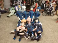 蓝色监狱骨架款老鼠干娃娃定制成品掉落