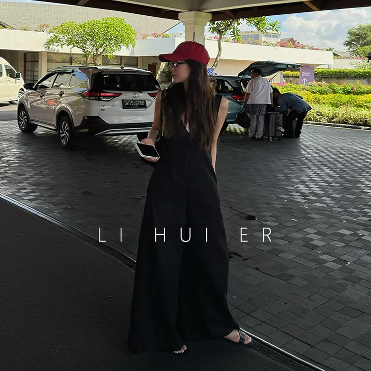 LiHuiEr李慧儿【雾港来信】2025显瘦高级气质设计小众连体裤LL02509