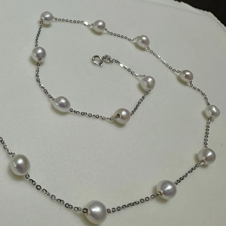 【视频】【幸运】5-6mm/时尚经典/百搭气质//满天星/天然珍珠项链