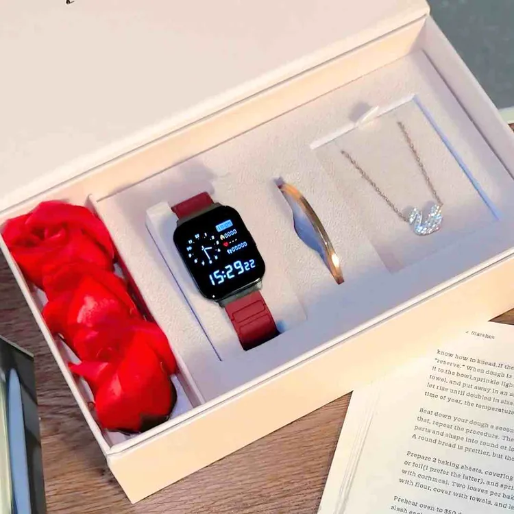 手表智能手表女士多功能运动计步蓝牙通话语音助手时尚百搭手环男