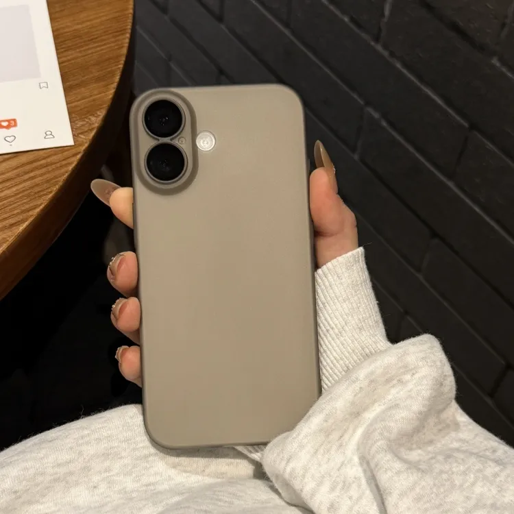 简约磨砂适用于苹果17手机壳iPhone16/15promax防摔软硅胶plus/14