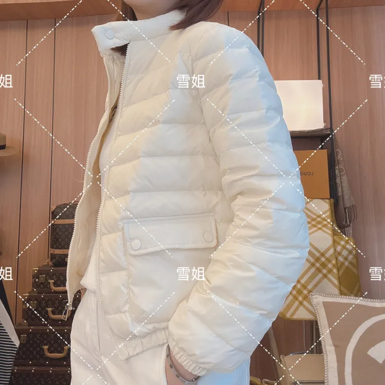 雪姐服饰「坑条羽绒服」羽绒服短款时尚百搭立领宽松轻便韩版秋冬女