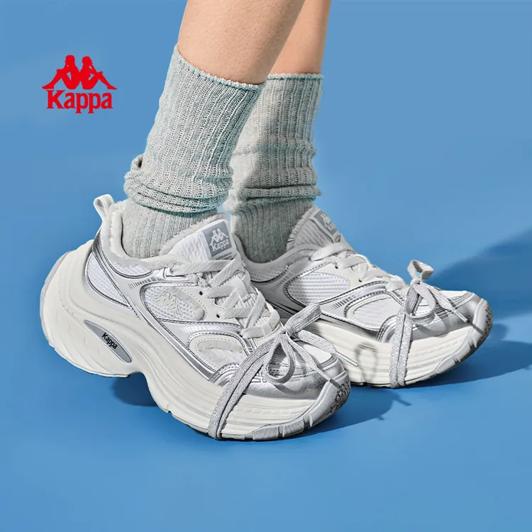 Kappa卡帕女鞋时尚潮流运动休闲鞋百搭透气软底老爹鞋K0FX5MC03CJ