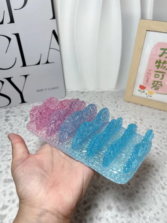 不午休的猫DIY手作滴胶成品现金收纳架