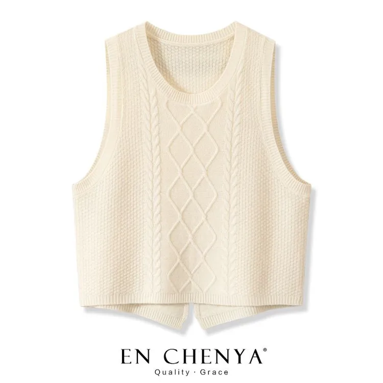 内蒙产休闲马甲女宽松短款高档马甲女2025新款爆款显瘦洋气针织衫