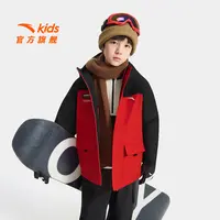 安踏儿童男女童羽绒服2025冬季新款舒适保暖青少年四防热返羽绒服