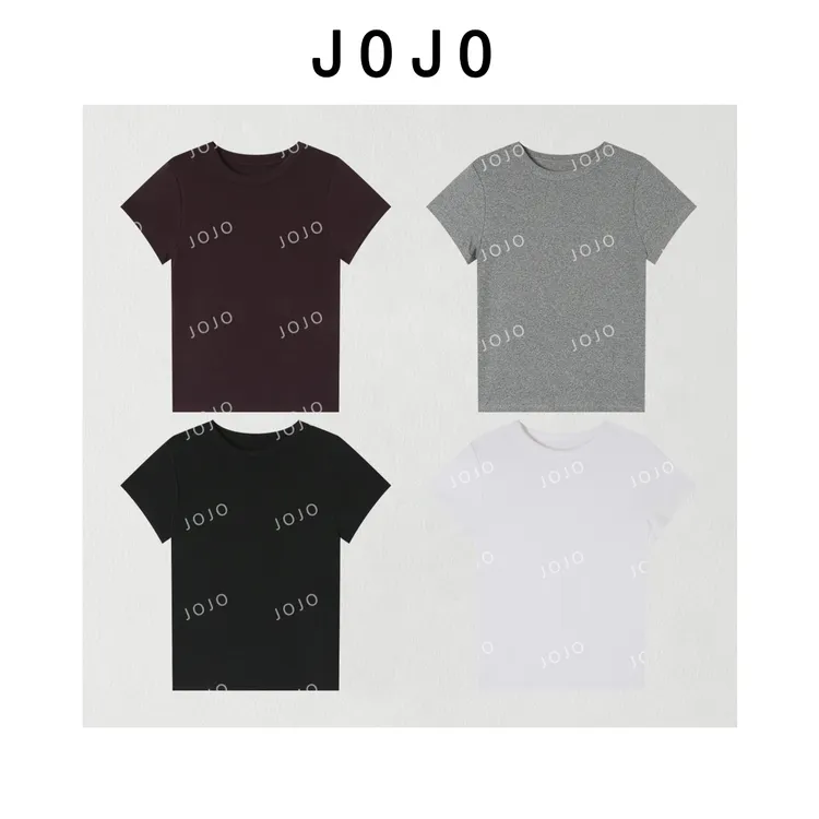 玖了个玖 2025早秋 极简百搭基础款四色圆领短袖重磅T恤2508C4269