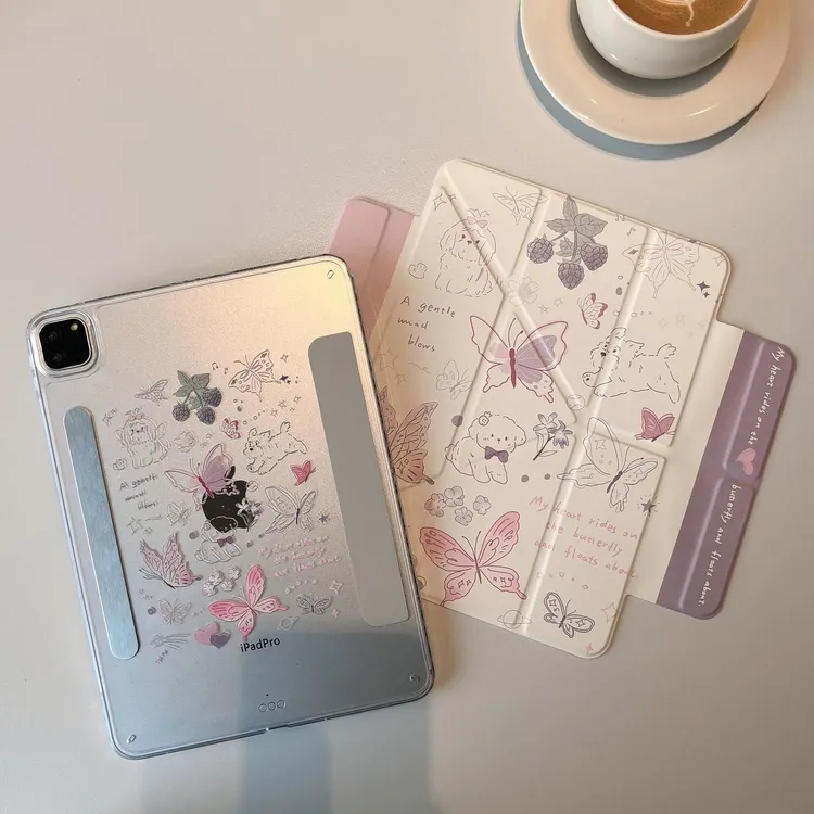 蝴蝶花园适用小米Pad7Pro保护套11.2英寸笔槽小米6Pro平板壳磁吸