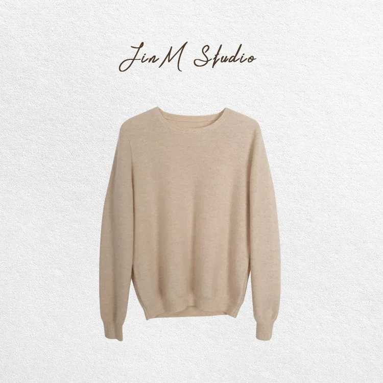 Jinmstudio丨【深冬暖暖】优质内蒙古山羊绒针织毛衣602501A6212