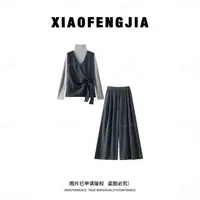 秋冬设计师百搭网红轻奢气质时尚减龄针织意式极简风针织衫8686