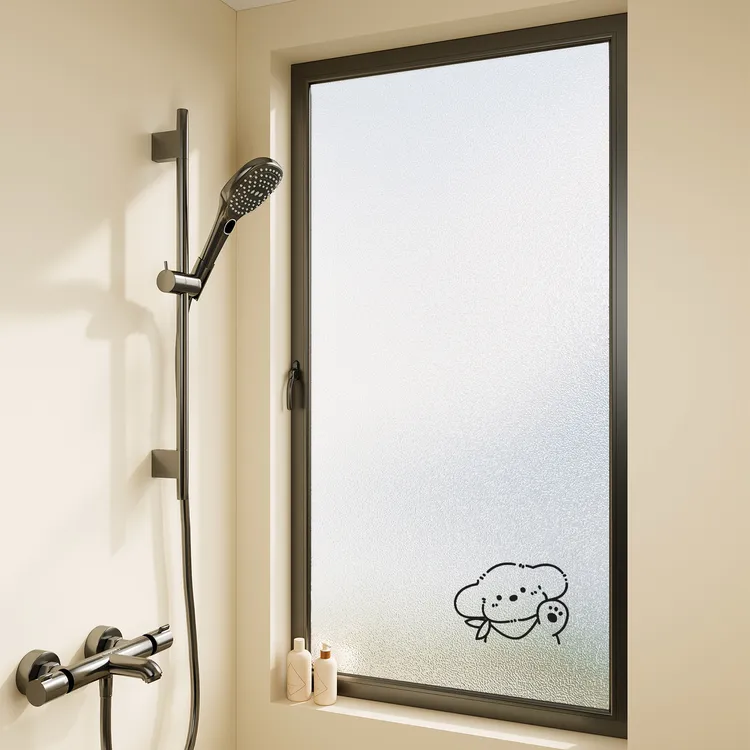 磨砂玻璃贴膜透光不透明家用浴室卫生间窗户防窥膜防走光厕所门贴