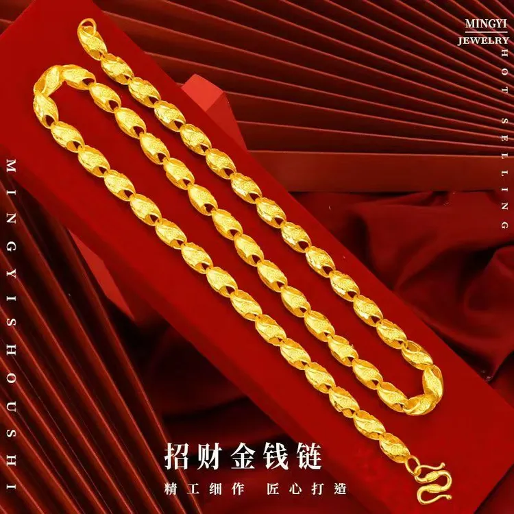 合金项链 麦穗项链时尚经典百搭精美男士女士精致潮流不掉色