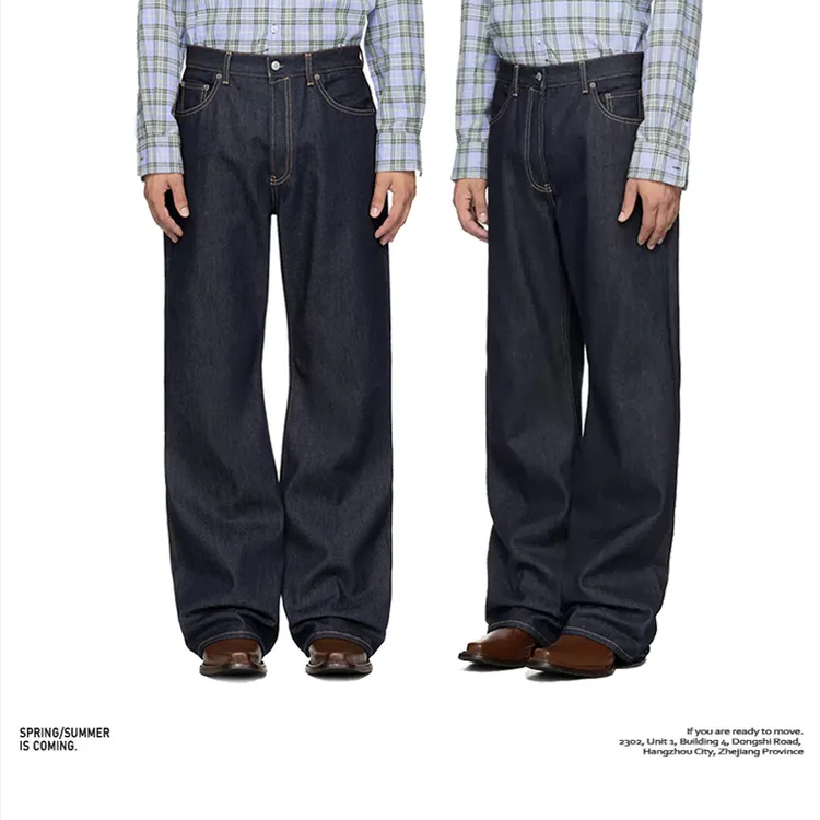 【店铺牛货】巴家2021m原牛直筒牛仔裤Cleanfit裤子美式复古vintage