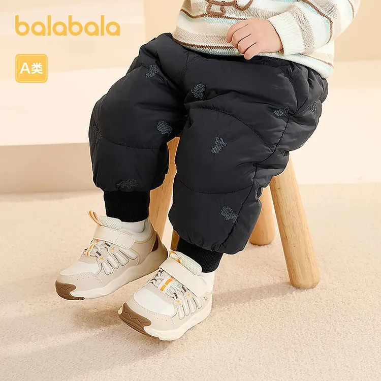 巴拉巴拉童装儿童羽绒裤男女童长裤宝宝裤子舒适保暖时尚洋气潮酷