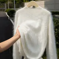 ZH 29088新款高质半高领羊绒毛衣
