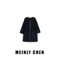 【MEINLY  CHEN】高端设计师款时尚气质百搭大衣外套8250352