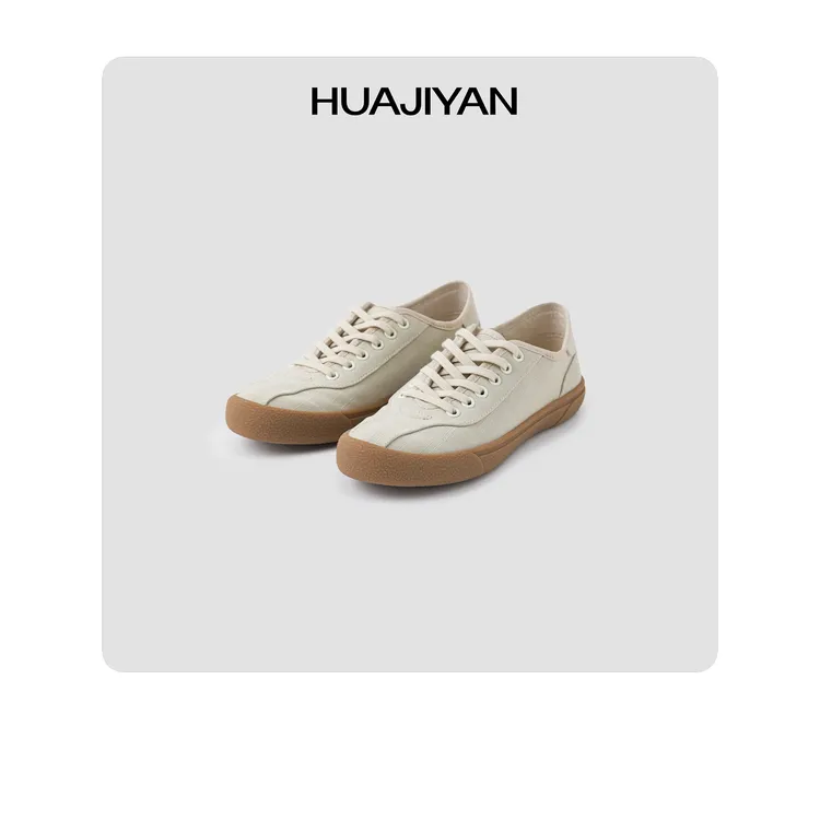 华吉言/HUAJIYAN【配饰系列】日常百搭休闲软底帆布鞋