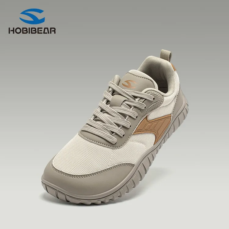 HOBIBEAR新款宽头鞋训练健身透气百搭休闲宽楦运动鞋男