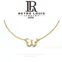 铜合金项链 RETRO LOUIS 项链~6586（42+5cm）