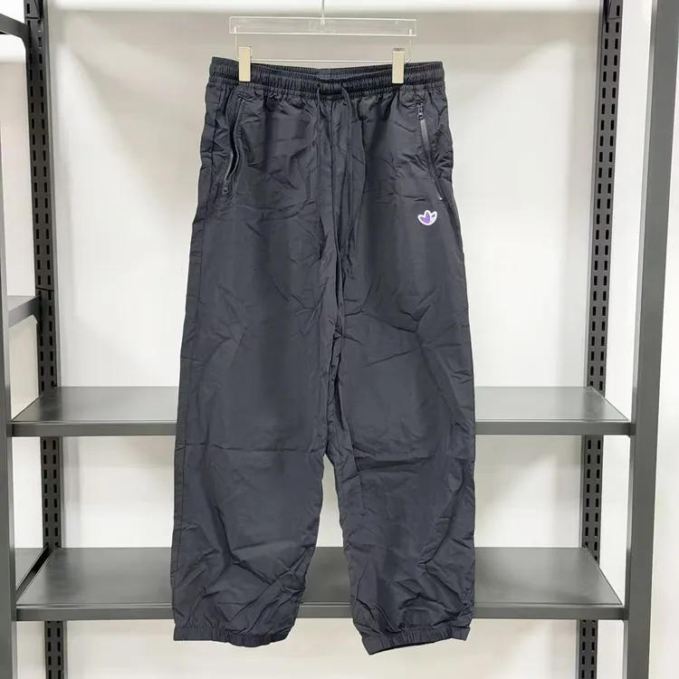 ADIDAS阿迪达斯正品时尚百搭宽松休闲系带针织运动长裤 JM9743