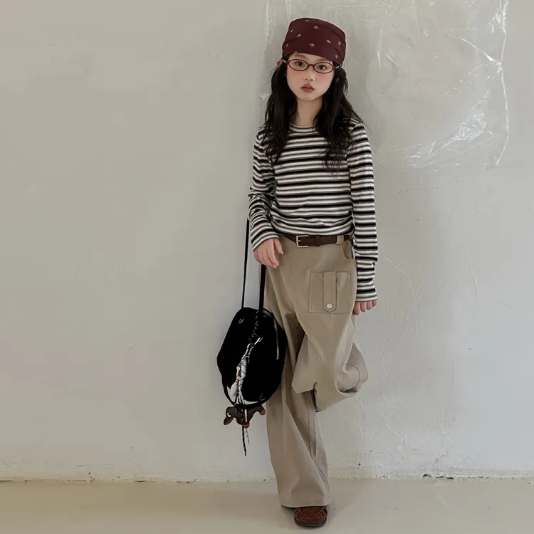 女童秋装套装爆款洋气2025新款女孩高级感春秋休闲中大童两件套潮