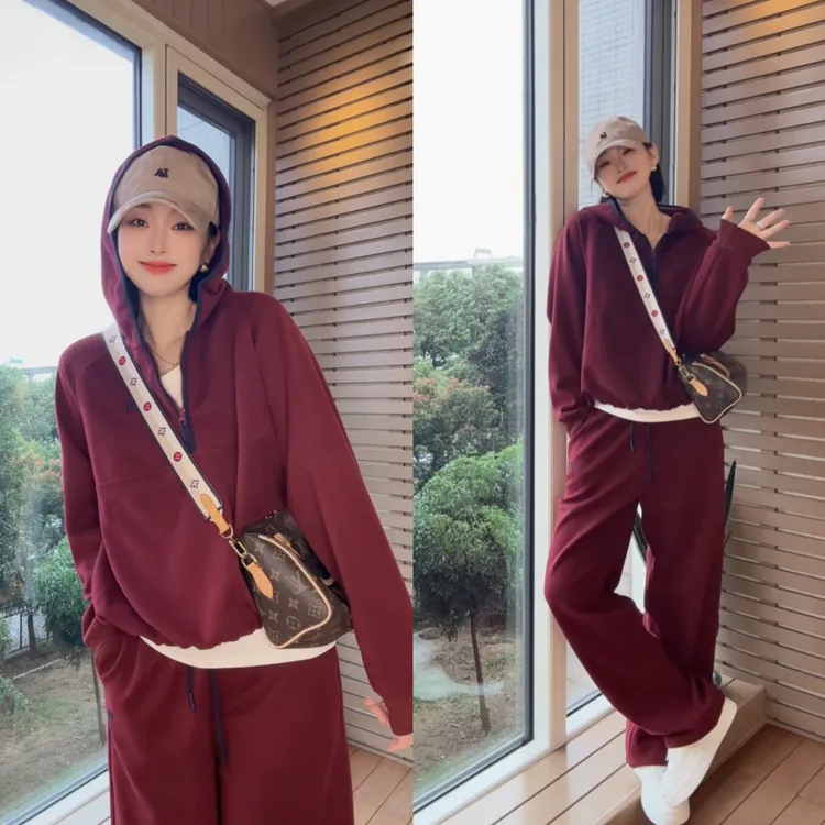 【哆哆专属】2025秋季新款女士M标套装休闲百搭洋气简约25608
