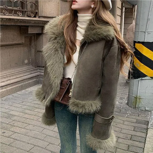 宽松型2025新款短款机车服女显瘦韩版休闲夹克