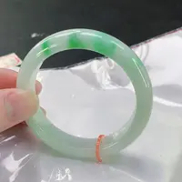 翡翠手镯未镶嵌082缅甸天然翡翠A货