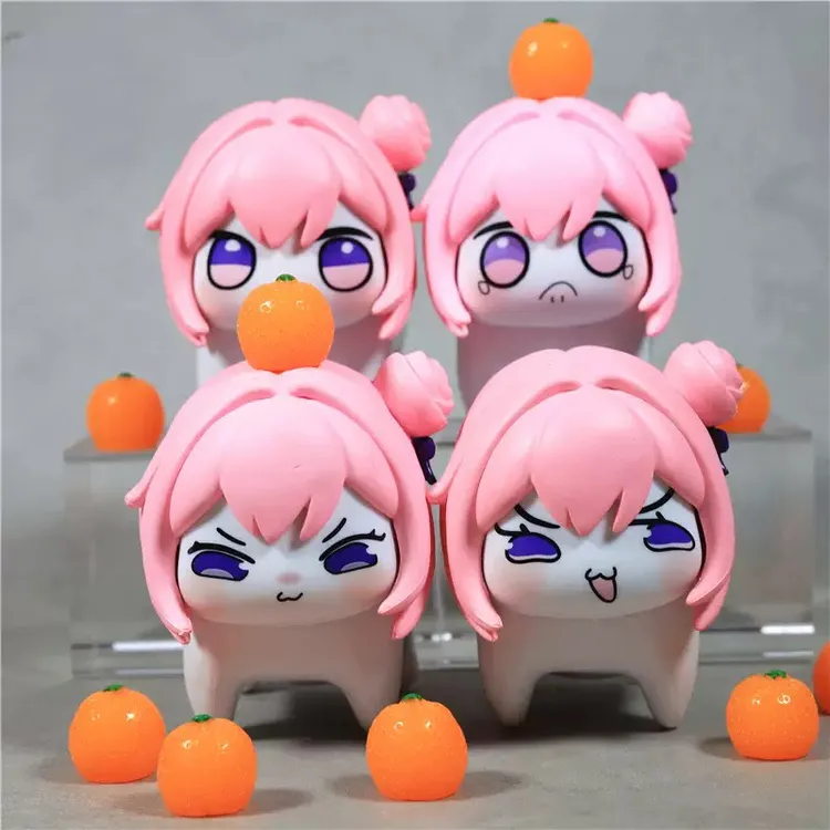 灰姑娘doro桃乐丝Q版手办粉狗摆件公仔潮玩模型桌面