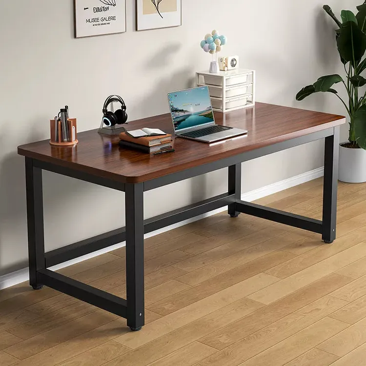 实木电脑桌台式电竞桌书桌卧室家用写字学习桌工作台长方形办公桌