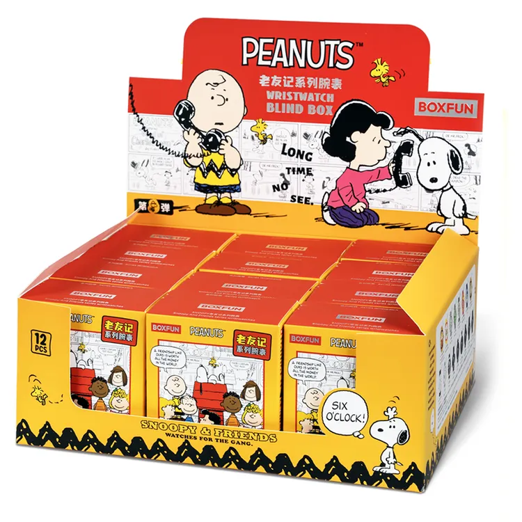 麦和正版Snoopy史努比联名老友记手表卡通生日礼物手办腕表(代拆)