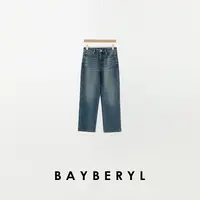 BAYBERYL老贝小磨破*水洗9分复古百搭柔软秋牛仔裤NZK5H2102-9/27