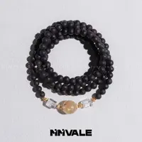 秘密山谷【金风】原创降真香金发晶毛衣链四圈手串 MMSG8052