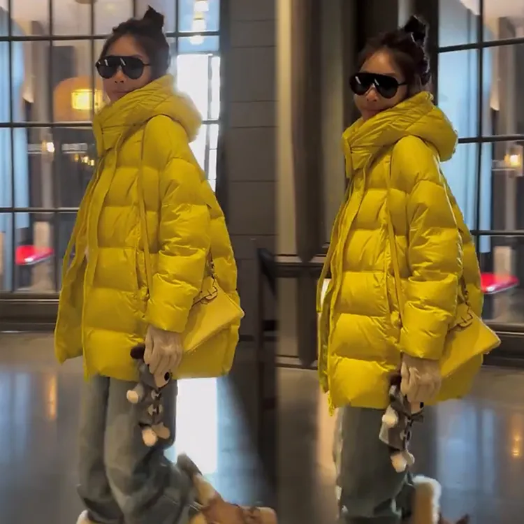 2025秋冬新款时尚显瘦气质网红高档洋气女高级百搭宽松大码棉服潮