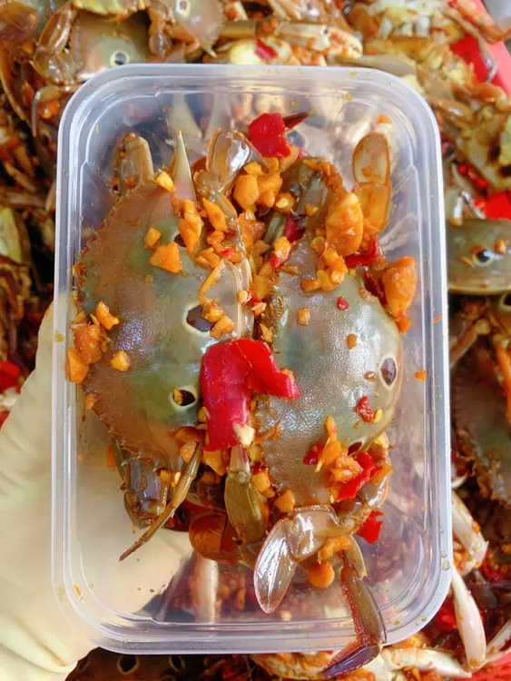 红膏三目蟹  汕尾马宫酱香红膏三目蟹生腌红膏三目蟹有膏三目蟹  