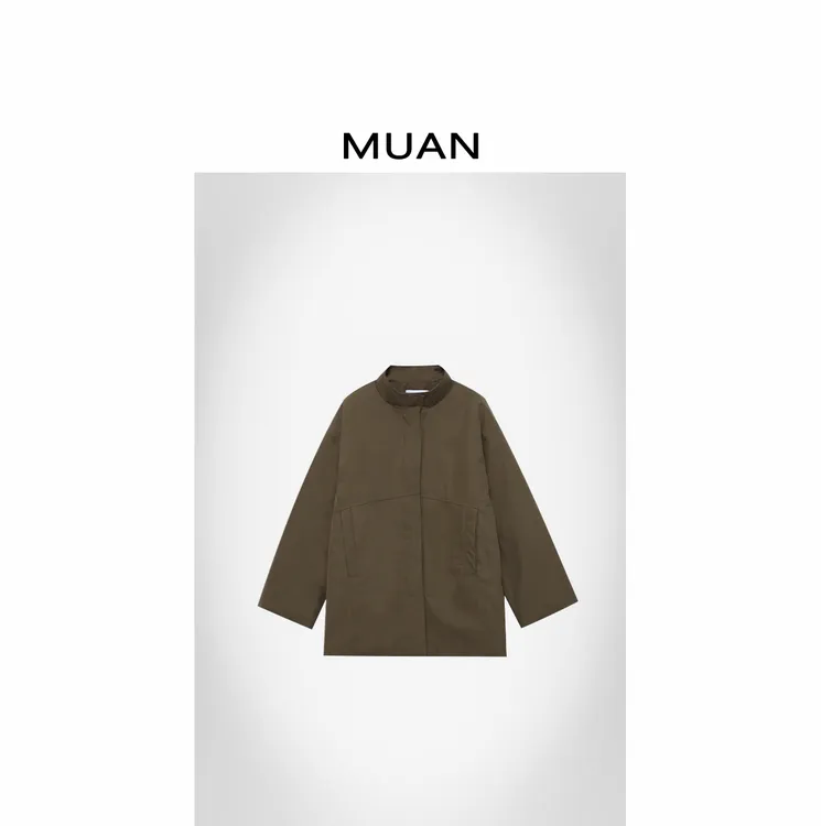 木岸MUAN：《川上西棉服》定制冲锋衣航线美式棉服上衣女D-MJ-F8369