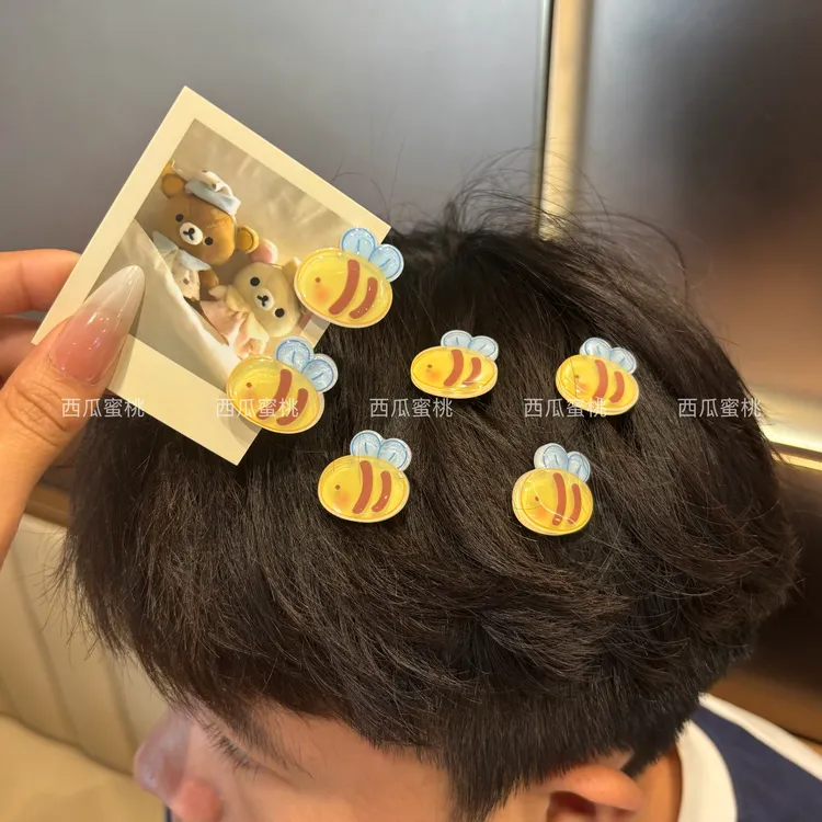 可爱卡通勤劳小蜜蜂发夹少女心学生闺蜜甜美少女刘海儿搞怪发卡