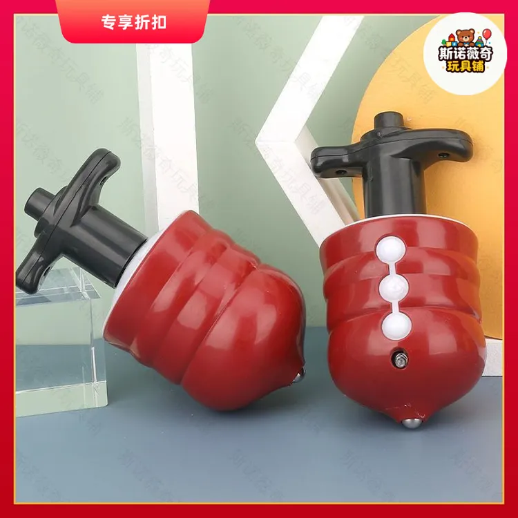 仿木陀螺七彩电动音乐闪光发光玩具恒之星摆摊儿童光剑