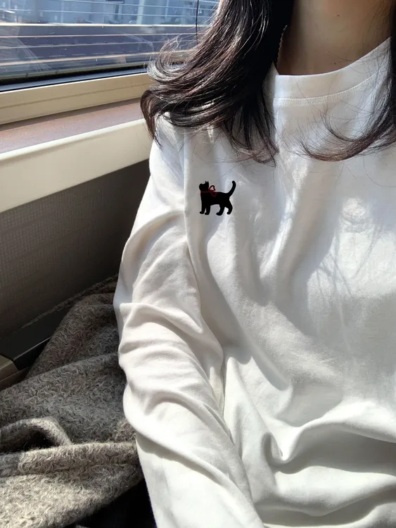 胖mm宽松白色小众秋季内搭打底衫纯棉长袖t恤女休闲百搭上衣ins