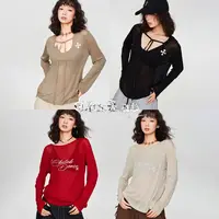 CBXLAB街舞潮牌"正反两穿"云朵感丝滑慵懒长袖微宽松辣妹性感罩衫