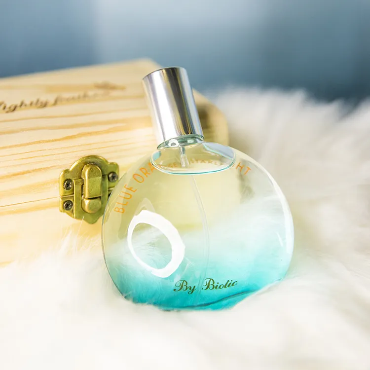 蓝色橘彩星光香水持久留香淡香女清新自然精华彩虹女士