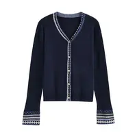 10127女毛针织衫秋季女款针织开衫上衣开衫毛衣10279