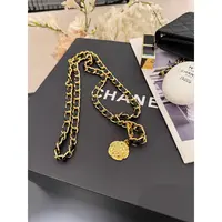 ACHI大也池◆山茶花~chan*l新品金属链条腰带 09/26 08:00新品