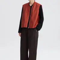 经典时尚气质光泽感女士休闲马甲外套MA5SYDZ0355