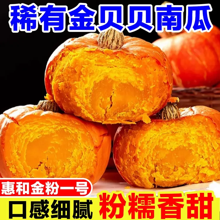 金贝贝南瓜正宗板栗味惠和金粉一号现摘红贝贝南瓜粉糯甜宝宝辅食
