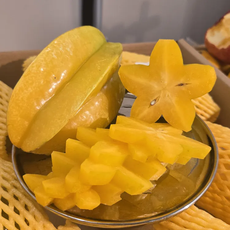 缃叶冬红杨桃【香甜爽脆无渣】树上熟放放更香甜不涩新鲜顺丰